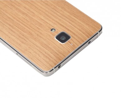 Вінілова наклейка обкладинка Original Back Cover For Xiaomi Mi4 (Wood Ash) ORIGINAL